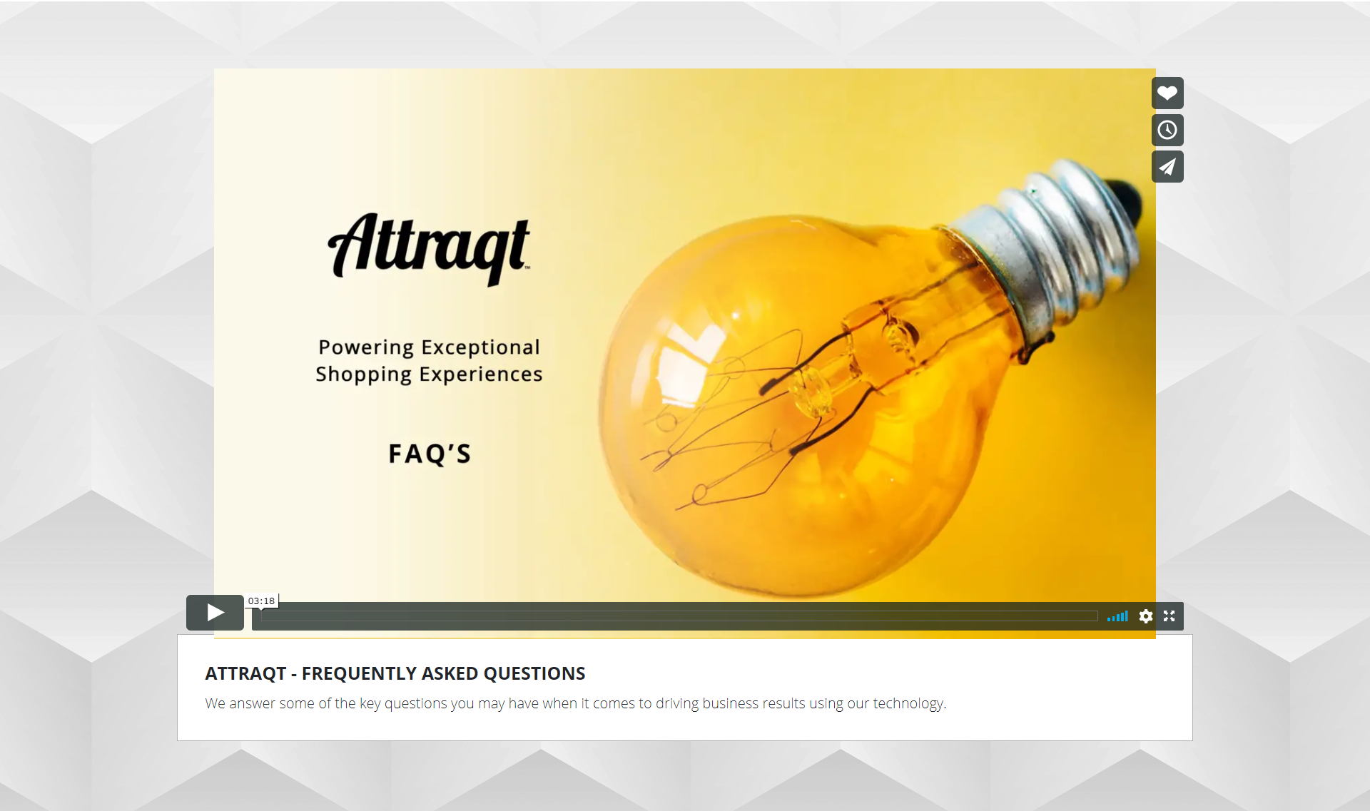 Attraqt web page image